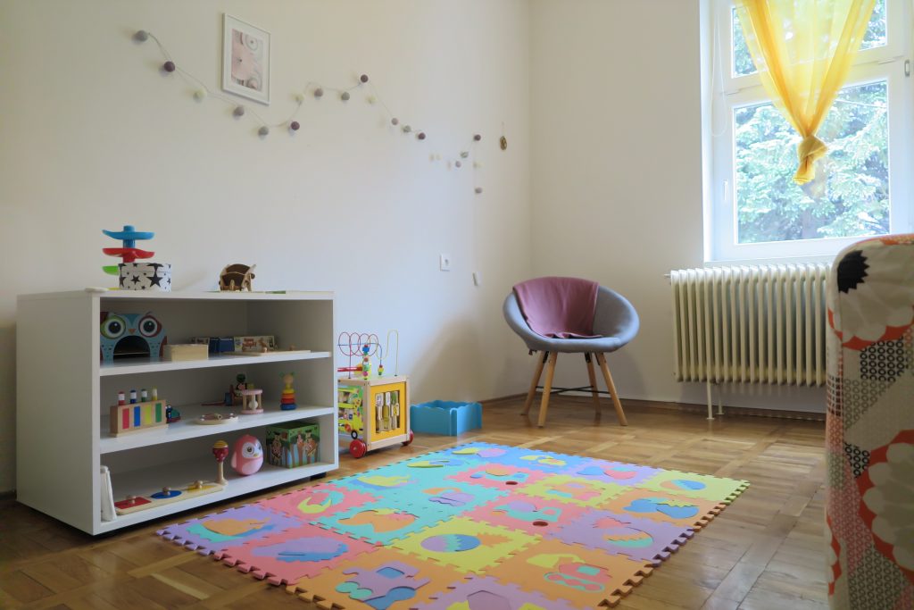 Babagubanc konzultációs szoba Sopronban - biztonságos környezet baba-mama tanácsadáshoz
